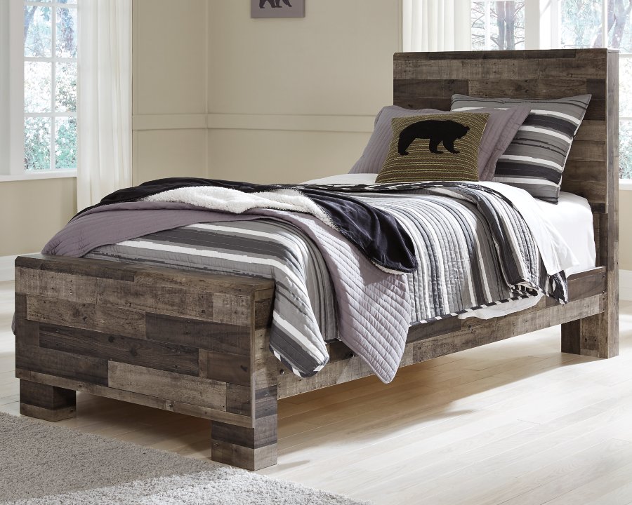 Cama doble, cómoda y espejo Derekson - image 8