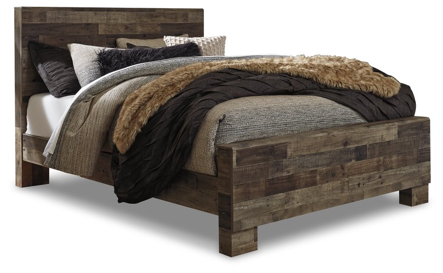 Derekson Queen Panel Bed, Dresser and Mirror - image 4
