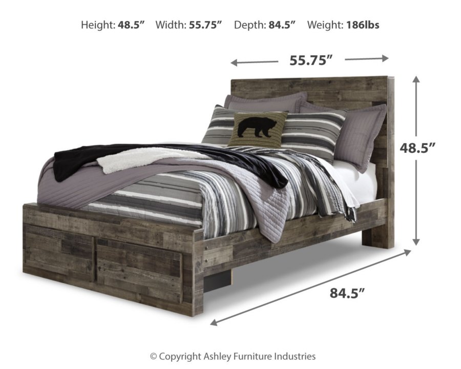Derekson Full Storage Bed, Dresser and Nightstand - image 4