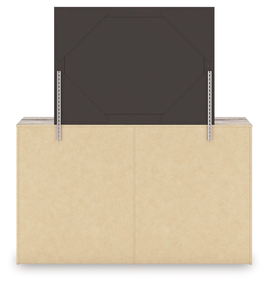Cama Queen con panel de almacenamiento, cómoda y espejo Baystorm - image 6