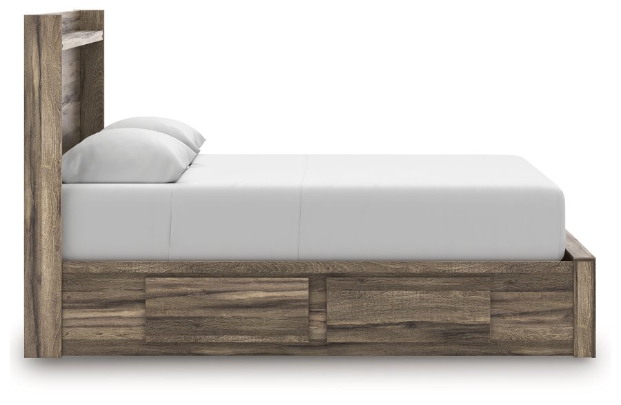 Cama Queen con panel de almacenamiento, cómoda y espejo Baystorm - image 13
