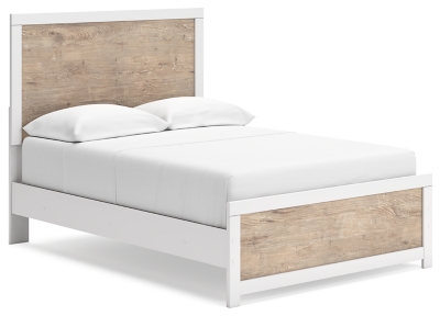 Charbitt Full Panel Bed, Two-tone, large