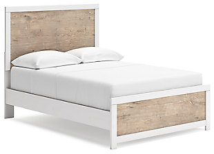 Charbitt Full Panel Bed, Two-tone, large