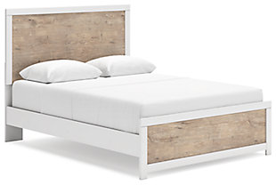 Charbitt Queen Panel Bed, Two-tone, large