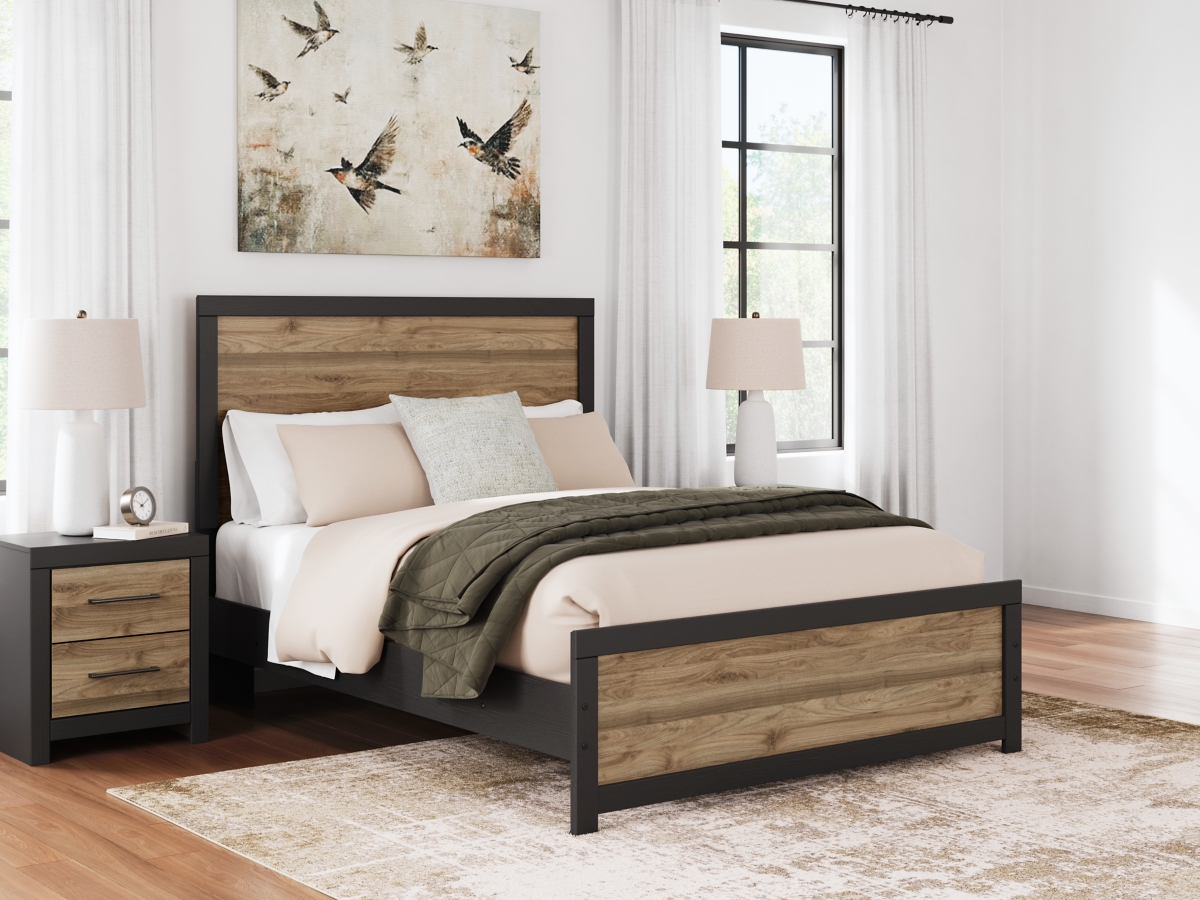 リース Ashley Kanwyn 5-Piece King Storage Bedroom Set in Whitewash