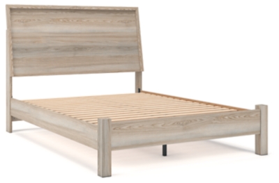 Hasbrick Queen Panel Bed, Tan, large