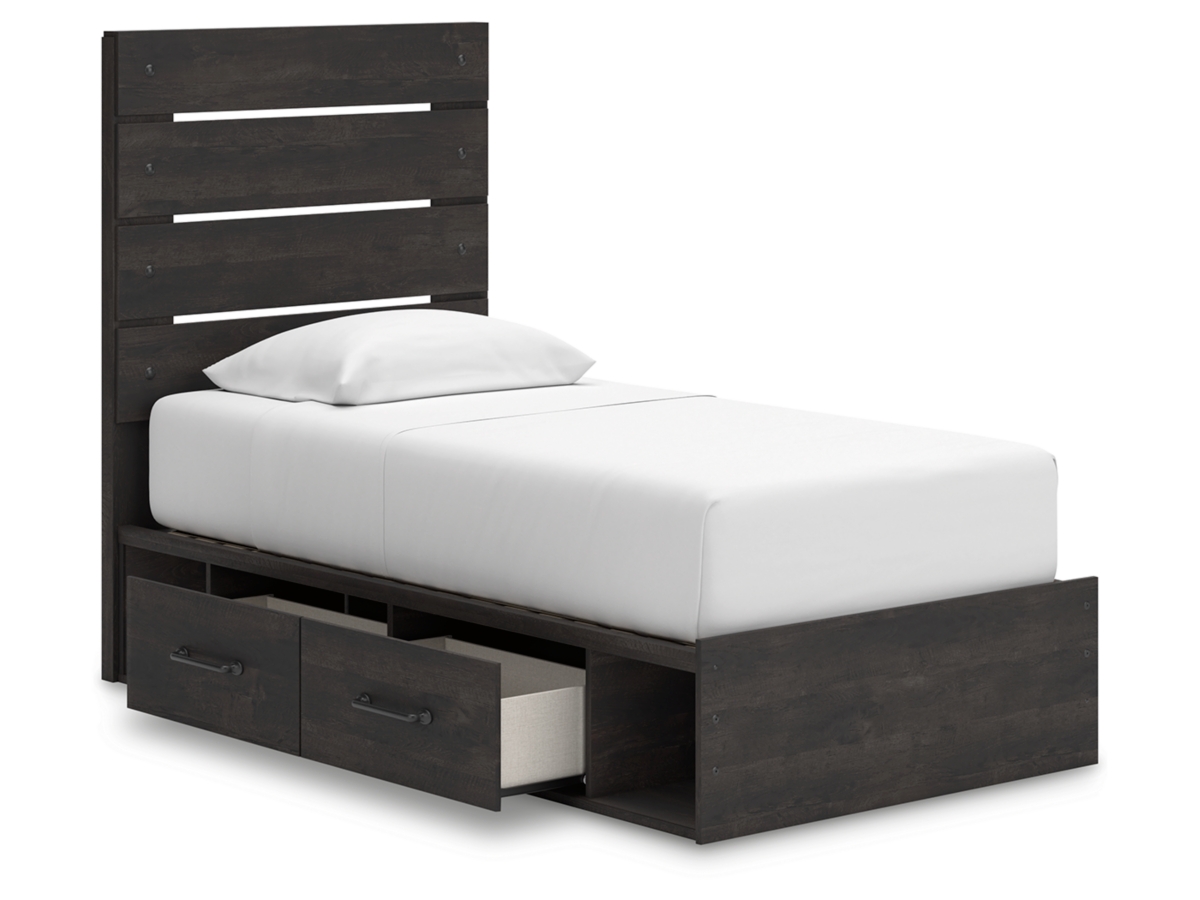 Delmorta Twin Panel Storage Bed | Ashley