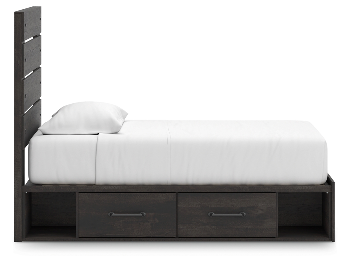 Delmorta Twin Panel Storage Bed | Ashley
