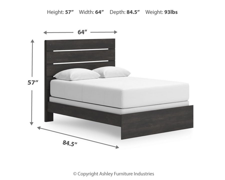 Cama Delmorta Queen, Cómoda y Espejo - image 16