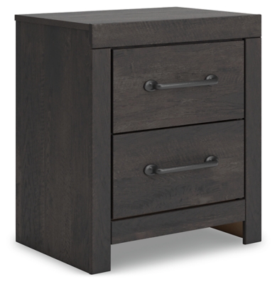 Delmorta Nightstand, Dark Gray, large