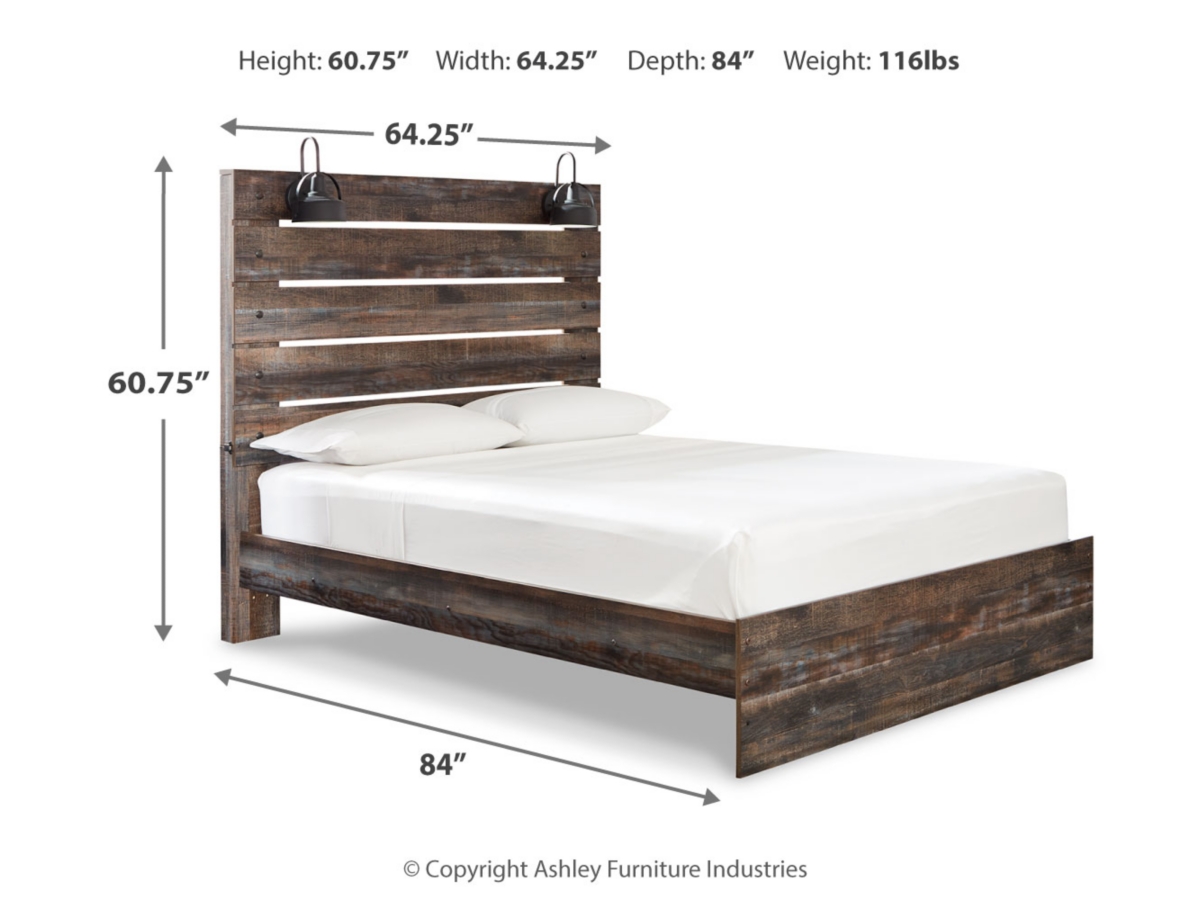 Drystan Panel Bed - Multi Drystan Panel Bed - Multi