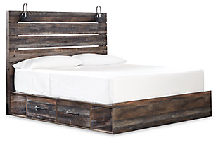 Drystan King Panel Bed with 4 Storage Drawers, Multi, large