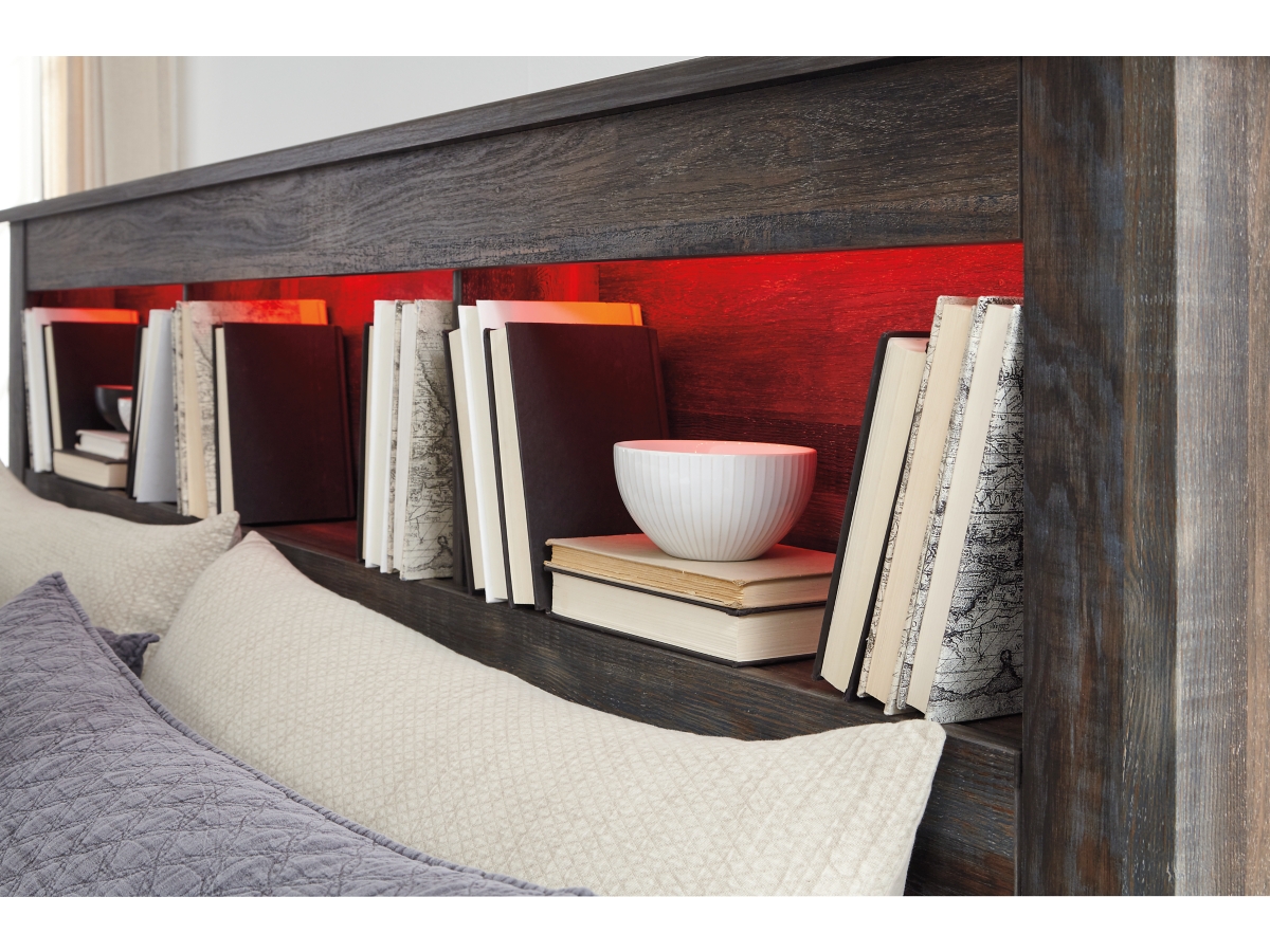 Drystan Bookcase Headboard - Multi Drystan Bookcase Headboard - Multi