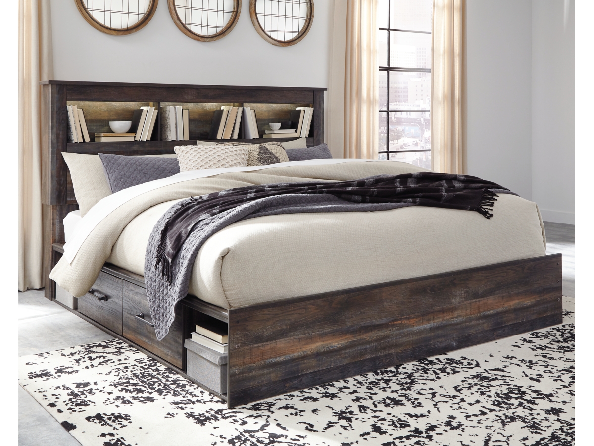 Drystan Bookcase Bed - Multi