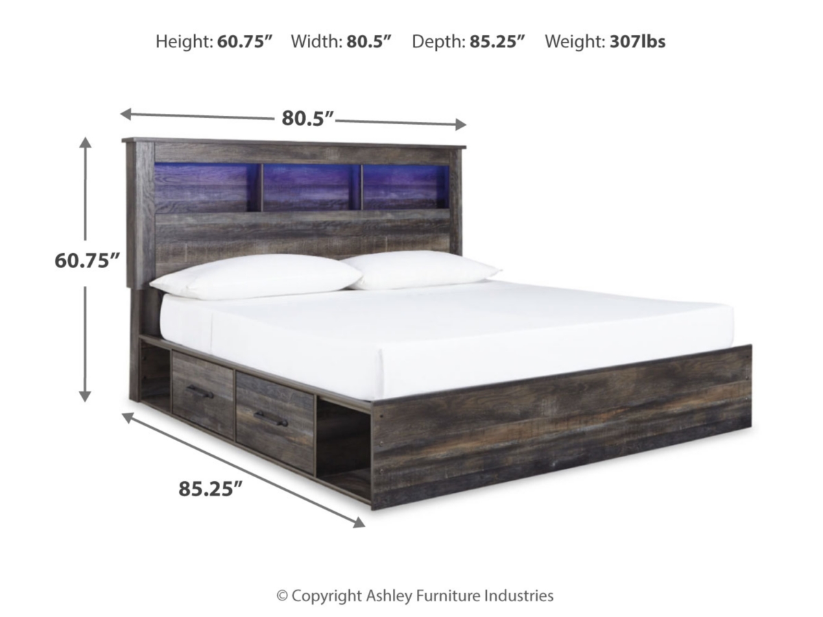 Drystan Bookcase Bed - Multi