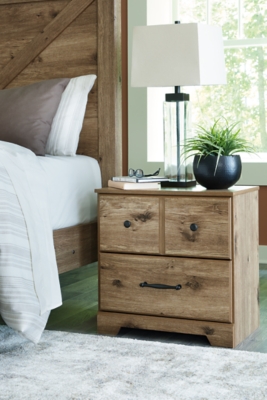 Shurlee Nightstand, Light Brown