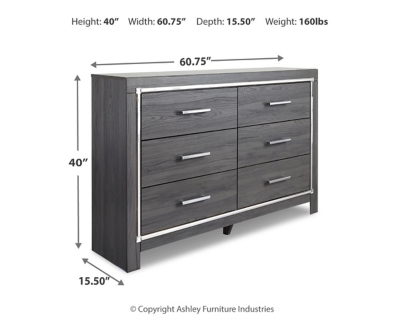 Lodanna Dresser, Gray, large