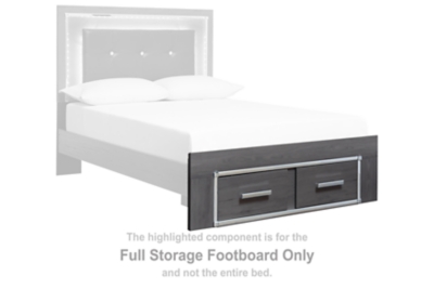 Lodanna Full Panel Bed with 2 Storage Drawers image 12