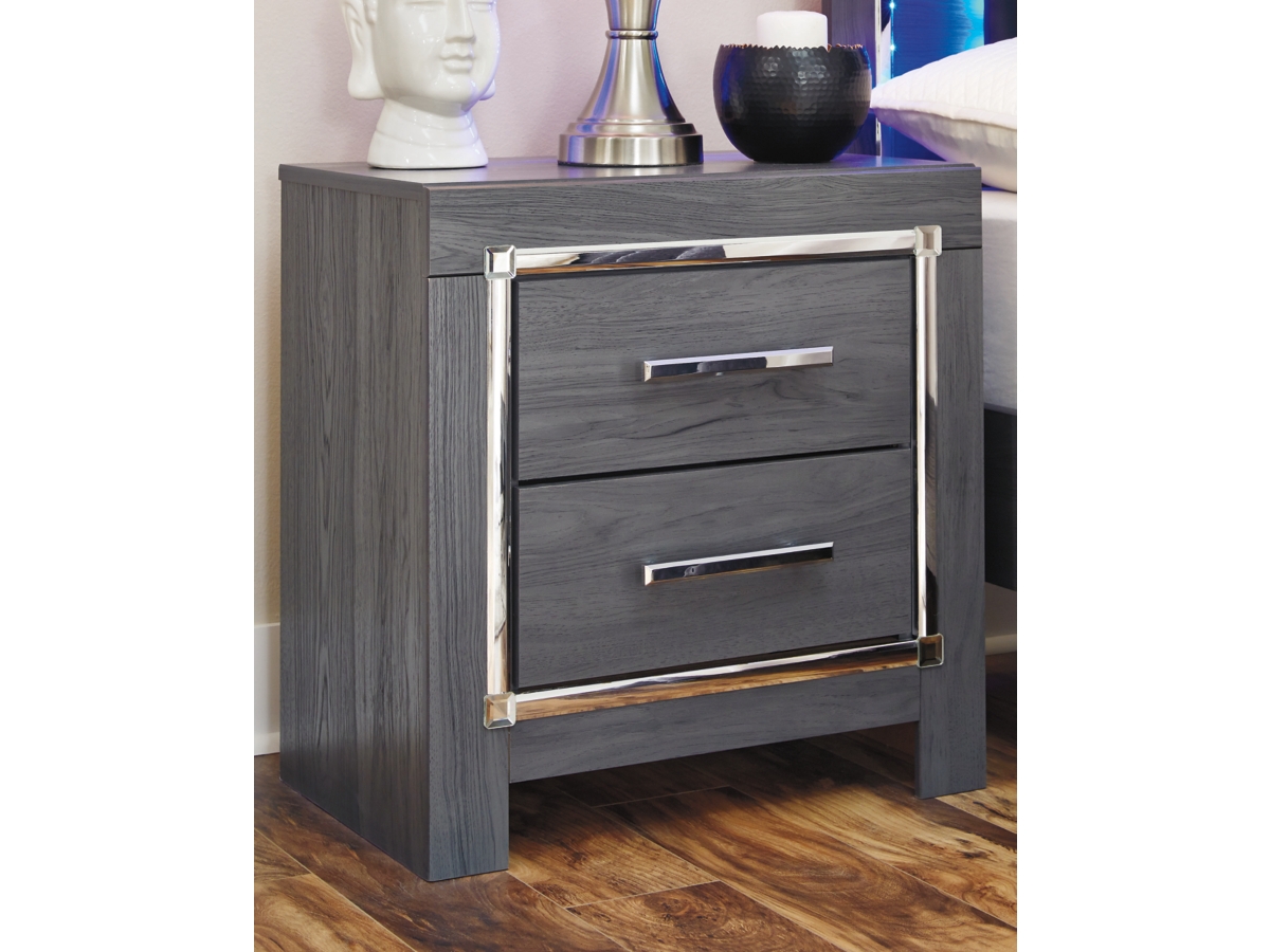 Lodanna Nightstand - Gray Lodanna Nightstand - Gray