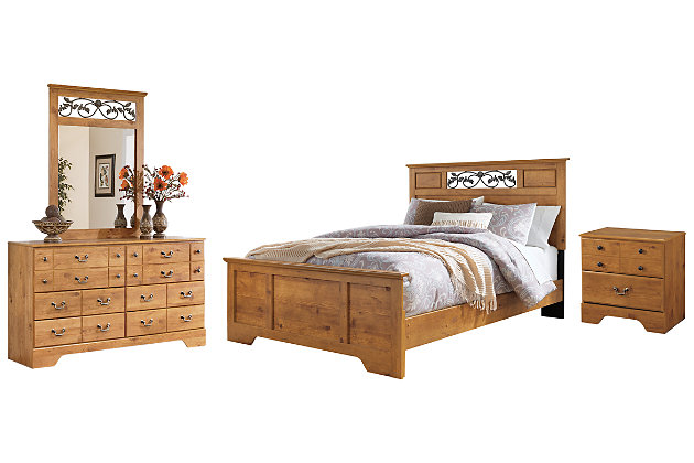 Bittersweet Queen Panel Bed With, Bittersweet Queen Sleigh Bed With 2 Storage Drawers