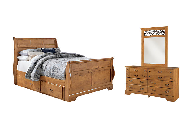 Bittersweet Queen Sleigh Bed With 2, Ashley Furniture Bittersweet King Sleigh Bed