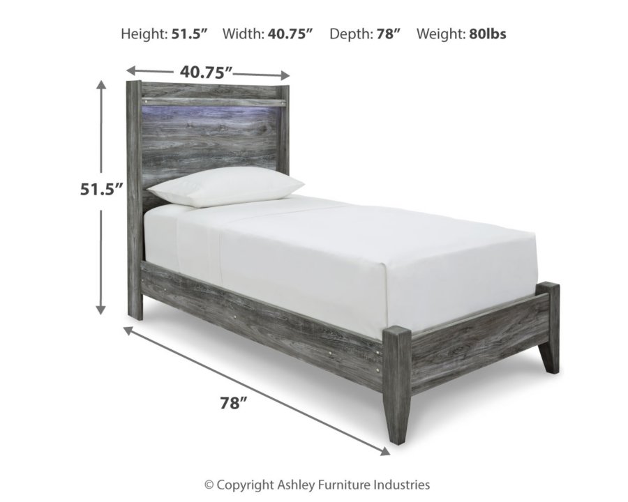 Baystorm Twin Panel Bed and 2 Nightstands - image 3
