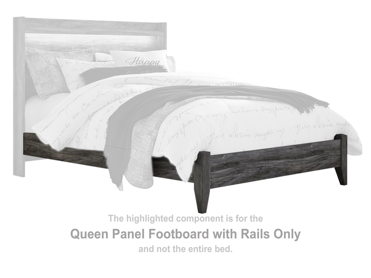 Baystorm Queen Panel Footboard with Rails | Ashley