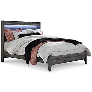 Baystorm Queen Panel Bed, Gray, large