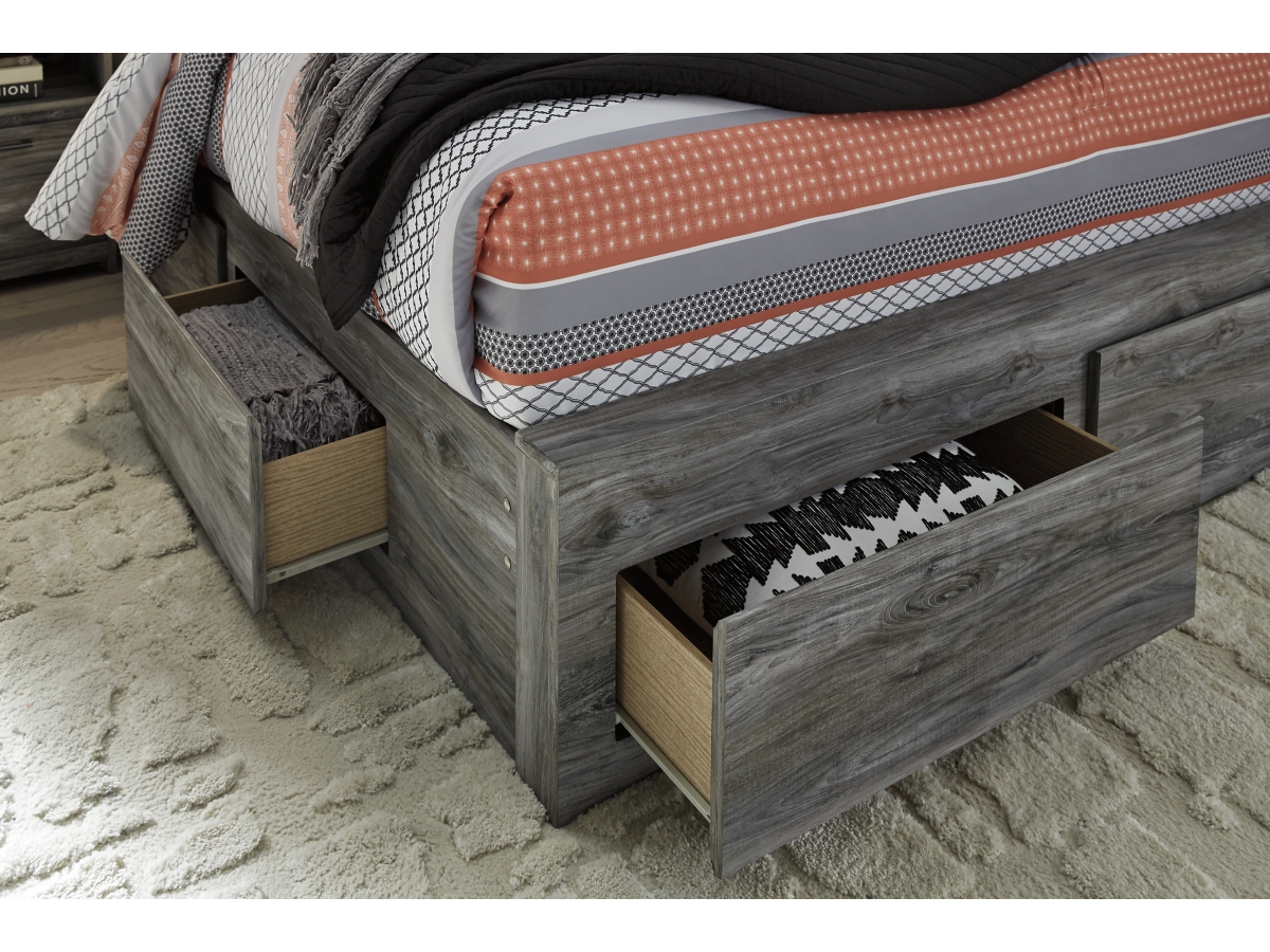 Bed with deals 6 drawers