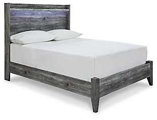 Baystorm Full Panel Bed, Gray, large