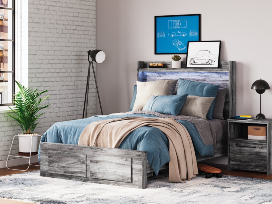 Cama Baystorm de almacenamiento completo, cómoda y mesita de noche - image 15