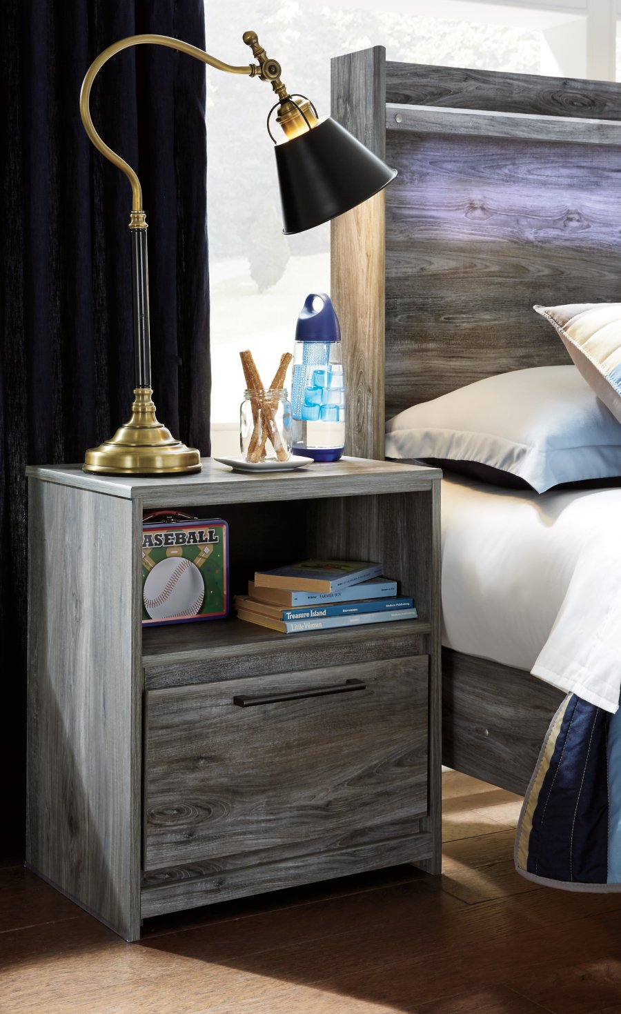 Cama Baystorm de almacenamiento completo, cómoda y mesita de noche - image 16