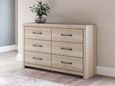 Senbry Dresser, Tan, rollover