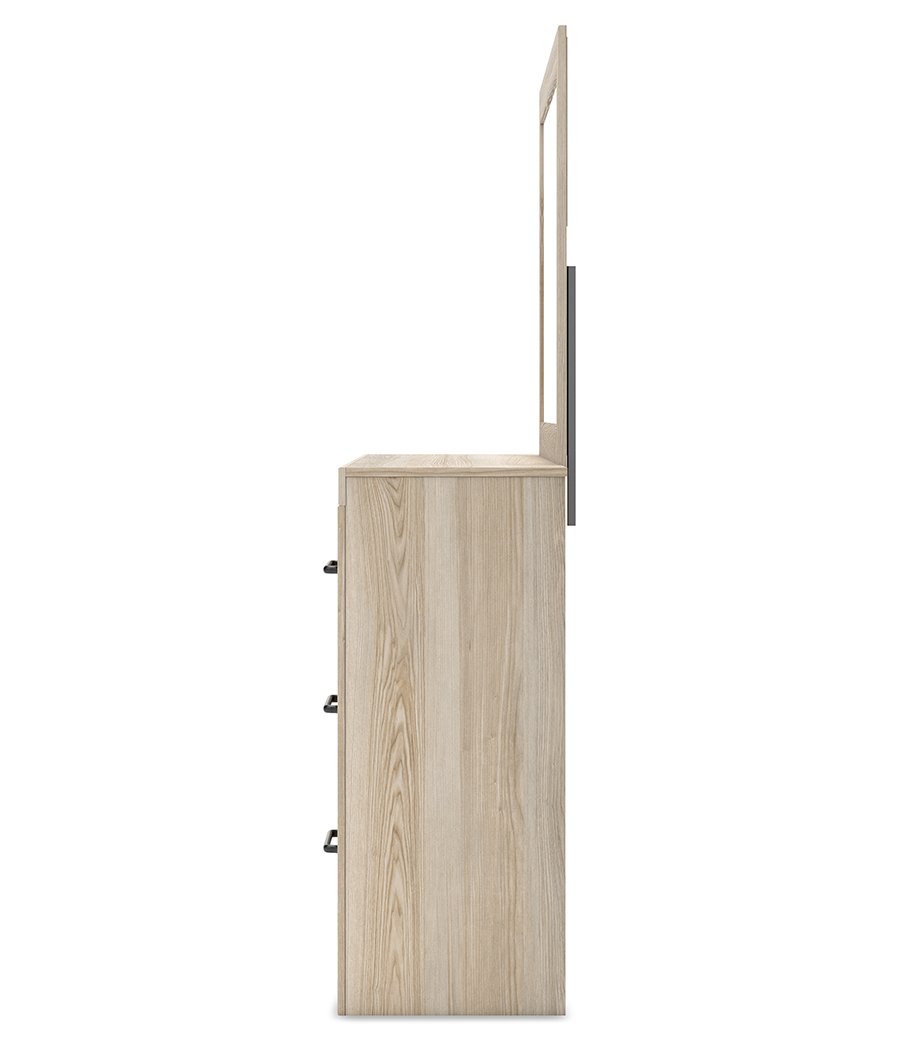 Senbry Queen Panel Bed with Storage, Dresser and Mirror - image 7