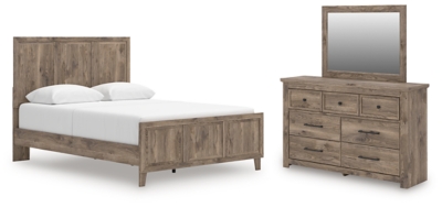 Cama, Tocador y Espejo Queen Keithland