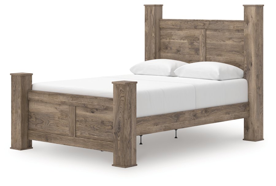 Cama con dosel, cómoda y espejo Queen Keithland - image 14