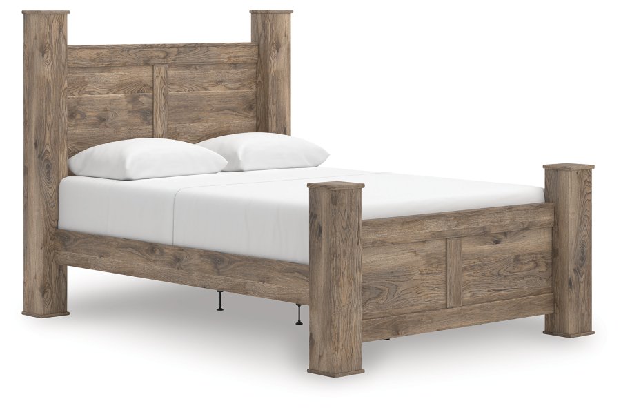 Cama con dosel, cómoda y espejo Queen Keithland - image 10