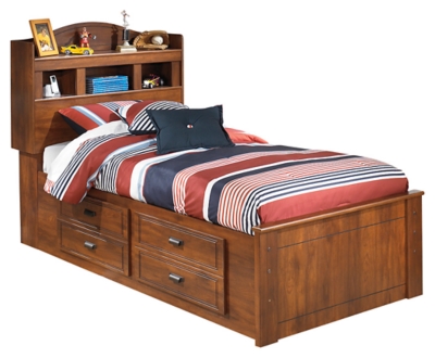 Bed With Drawers And Bookcase Hot, Dakota King Bookcase Storage Bed Frame