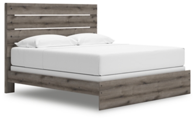 Urbanoore King Panel Bed, Brown Gray, large