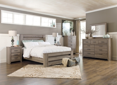 zelen 6-piece queen bedroom | ashley furniture homestore