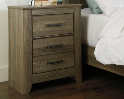 Zelen Nightstand, Warm Gray, large