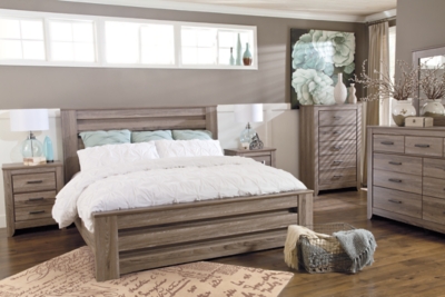 zelen 6-piece queen bedroom | ashley furniture homestore