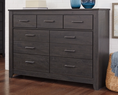 B249-31 Brinxton 7 Drawer Dresser, Charcoal sku B249-31