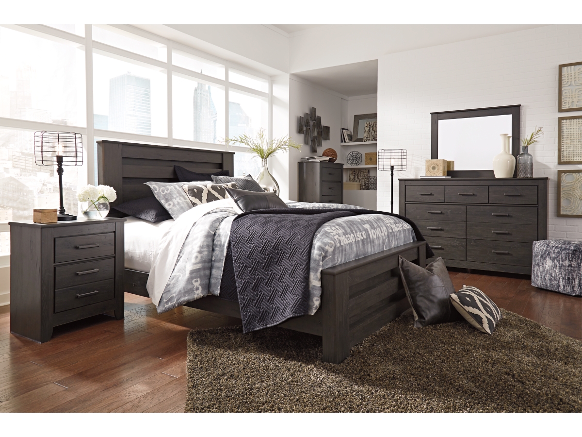 フラワリー・トーン FR 4枚 Brinxton Queen Panel Bed | Ashley