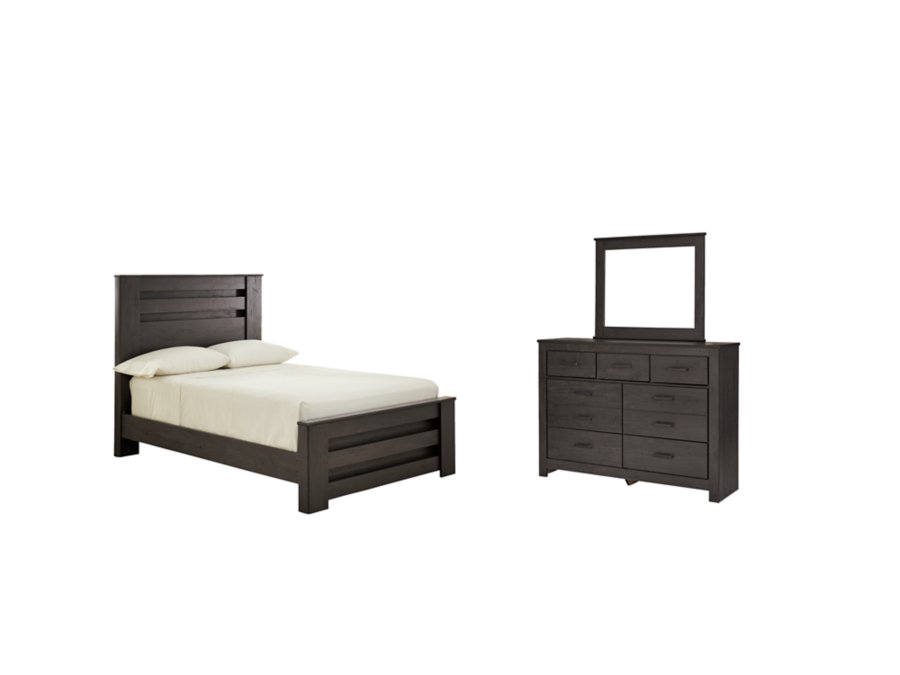 Brinxton Full Panel Bed, Dresser and Mirror - image 2
