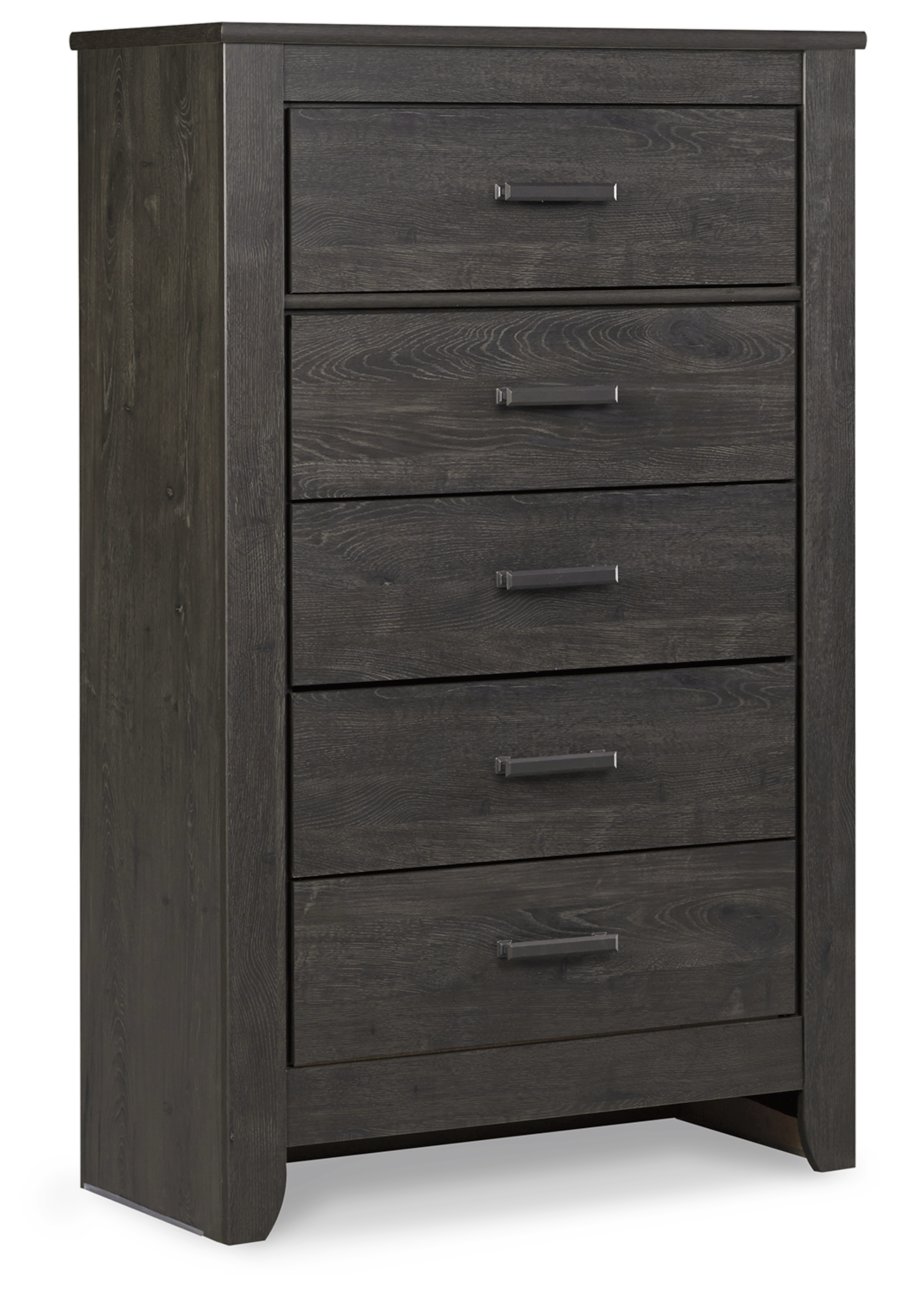 Cama Brinxton King, Cómoda, Espejo, Chifonier y Mesita de Noche - image 7