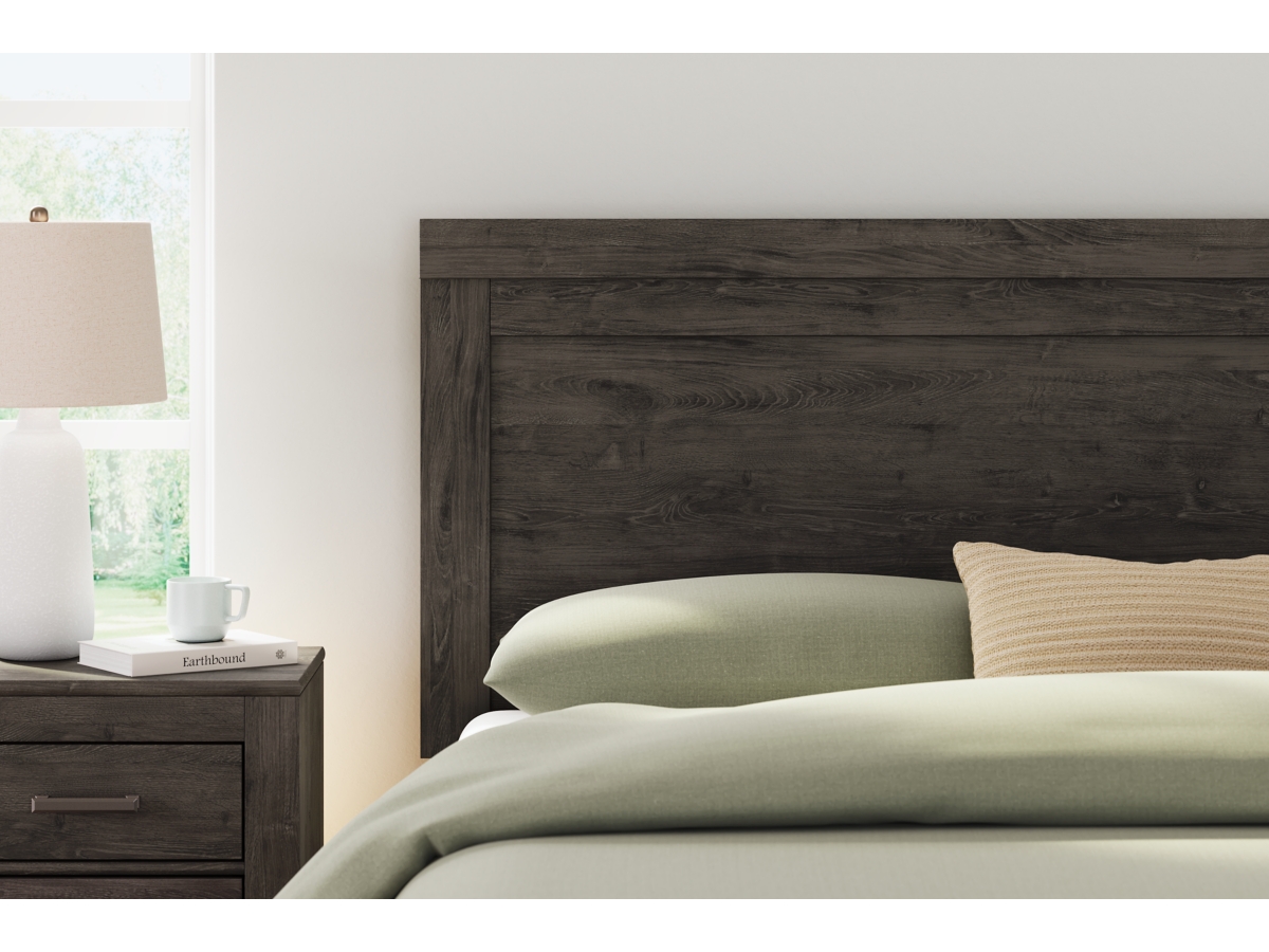 Brinxton King Panel Headboard - Charcoal