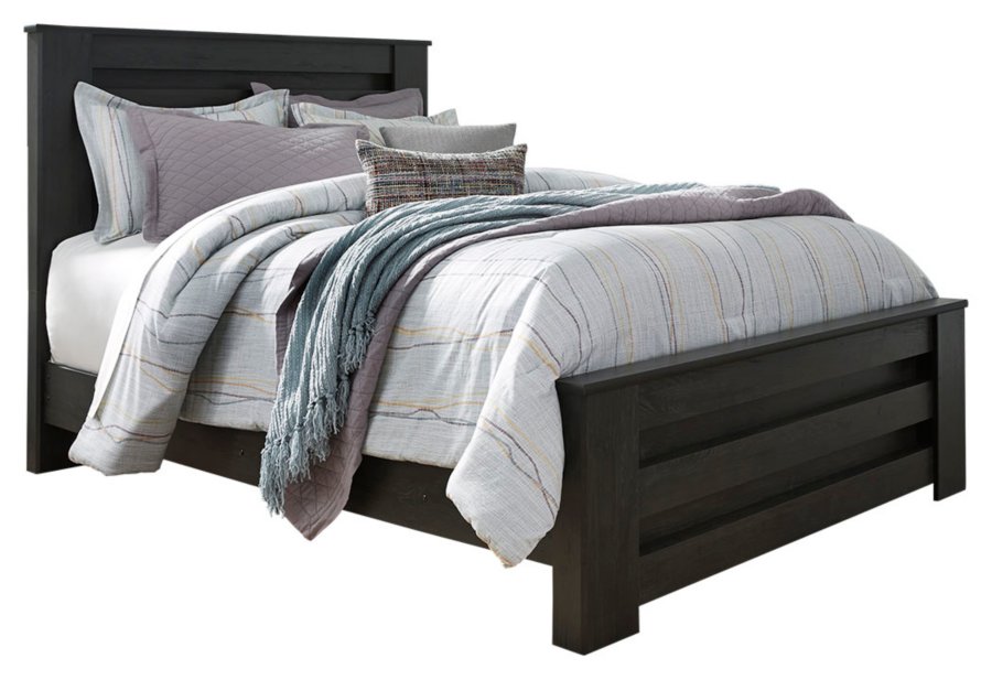 Cama Brinxton Queen con panel, cómoda, espejo y mesita de noche - image 3