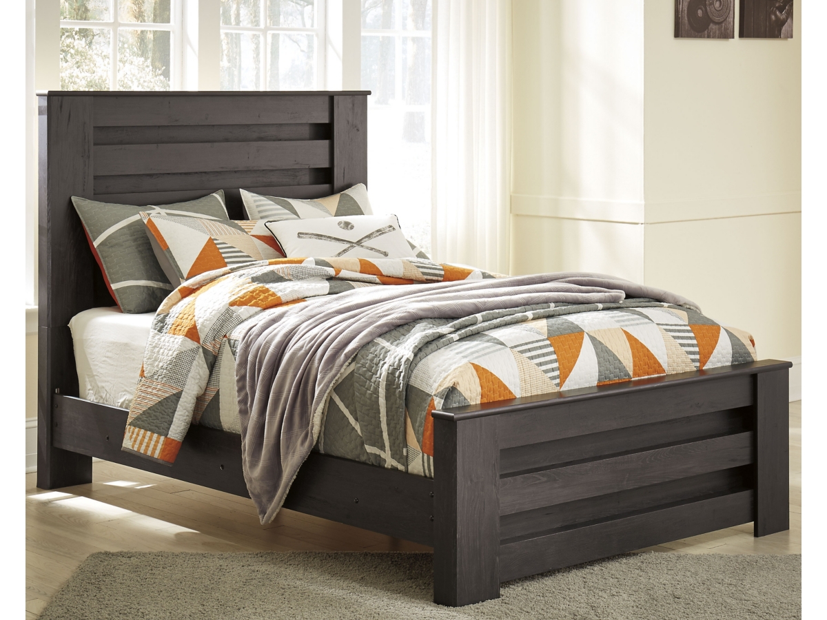 Brinxton Full Panel Bed - Charcoal Brinxton Full Panel Bed - Charcoal