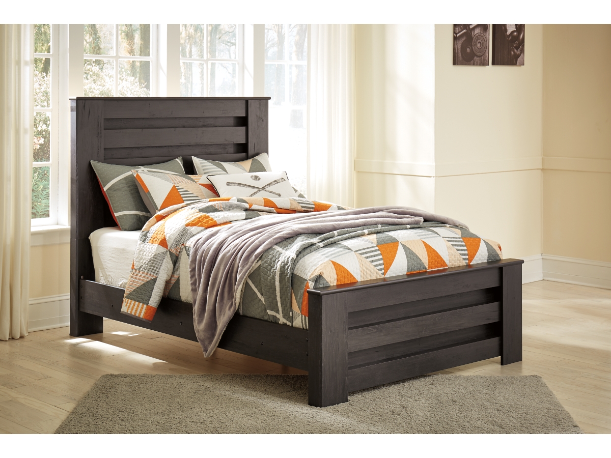 Brinxton Full Panel Bed - Charcoal